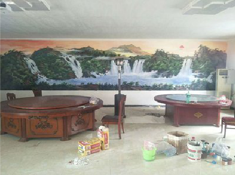 临沧墙绘-写实风景