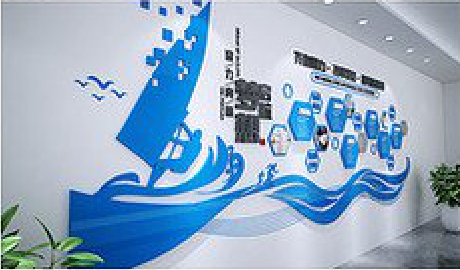 临沧海浪主题文化墙如何设计？