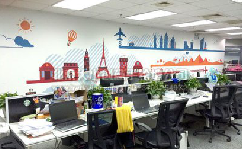 临沧教你设计办公室墙绘的方法。