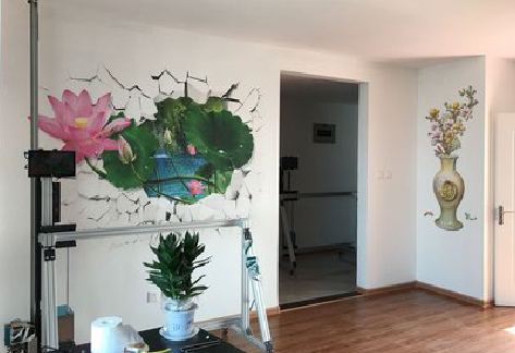 临沧墙体彩绘相比墙纸的优势。