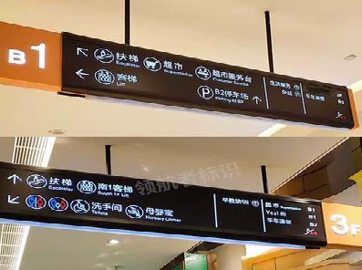 临沧如何通过商场标识牌引导客流分布？